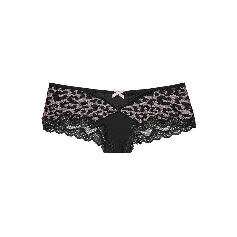 Victoria's Secret Luxusní kalhotky Leopard Lace Cheeky Panty