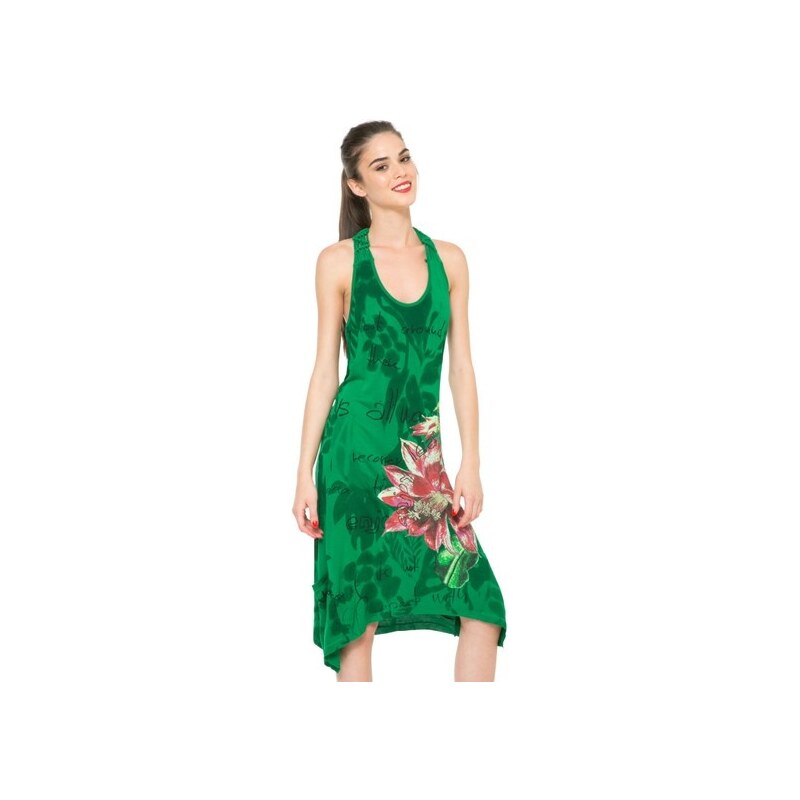 Desigual zelené šaty Roula