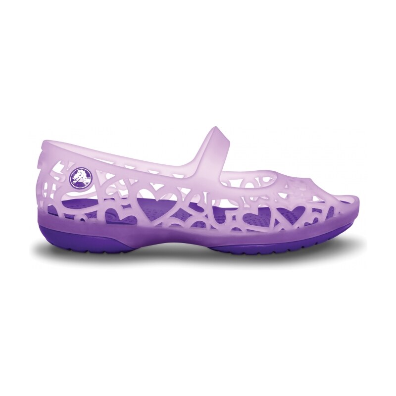 Crocs Adrina Hearts Flat 22-23 (C6) / Iris/Neon Purple