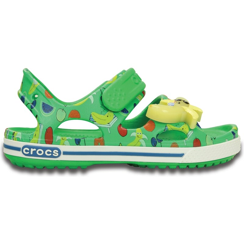 Crocs Sandal Unisex Grass Green Crocband II Banana LED