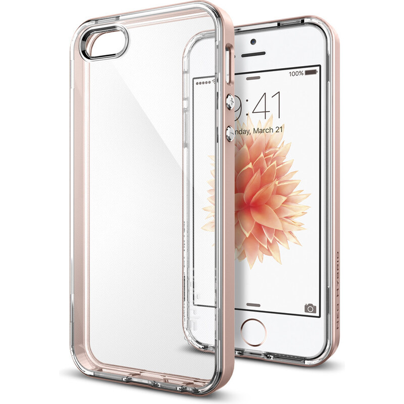 Pouzdro / kryt pro Apple iPhone 5 / 5S / SE - Spigen, Neo Hybrid Crystal Rose