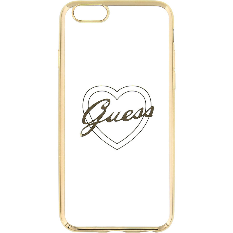 Pouzdro / kryt pro Apple iPhone 6 / 6S - Guess, Signature Heart Gold