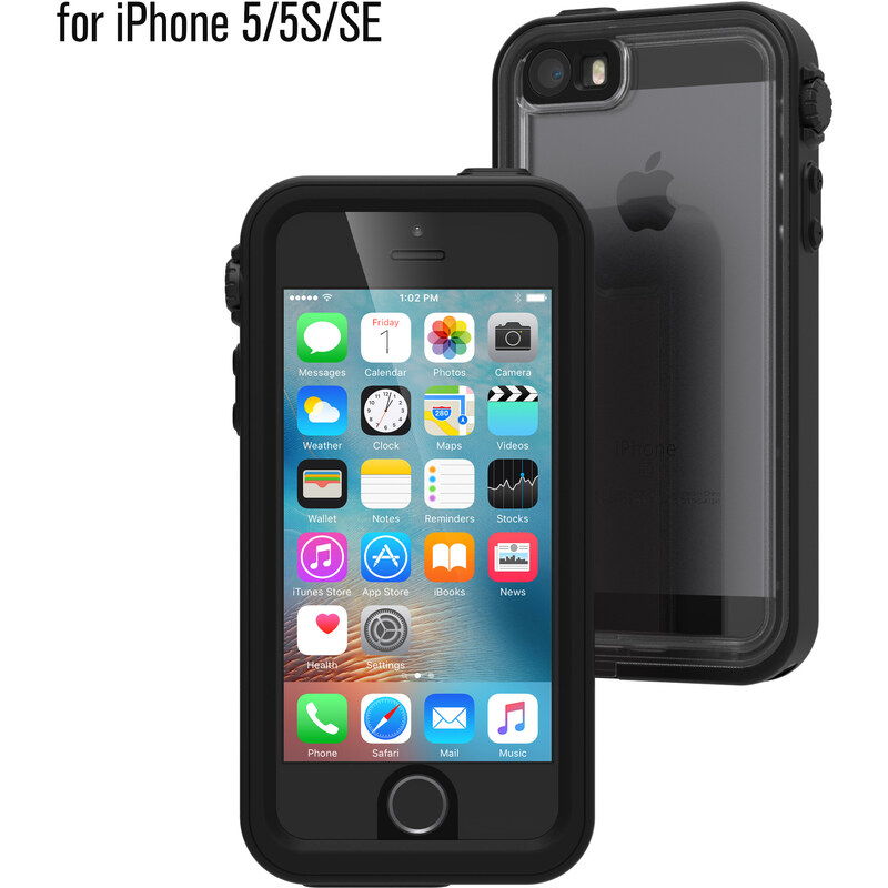 Voděodolné pouzdro / kryt pro Apple iPhone 5 / 5S / SE - Catalyst, Waterproof Case Black
