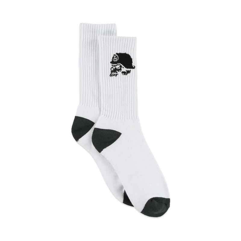 ponožky METAL MULISHA - Die Hard Sock Optic White (WHT)