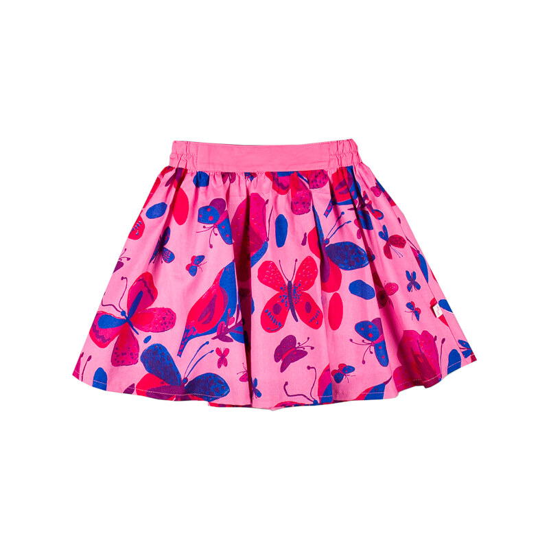 MMDadak Dívčí sukně s motýlky - růžové