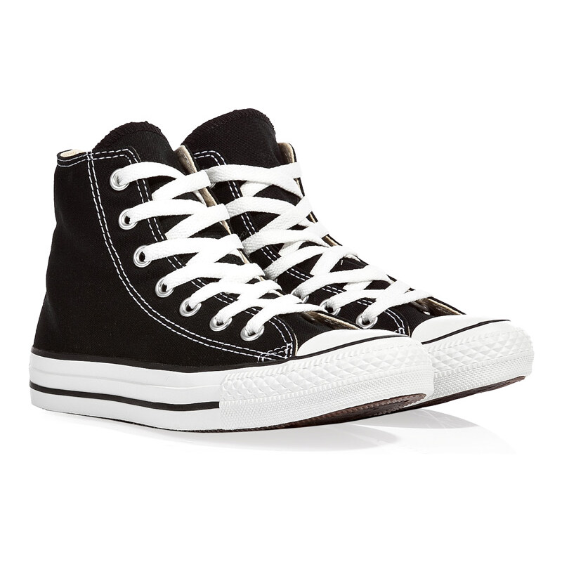 Converse Canvas Chuck Taylor All Star Hi Sneakers in Black
