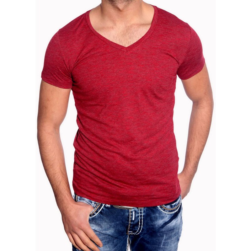 Pánské červené tričko RUSTY NEAL Basic - vel. S
