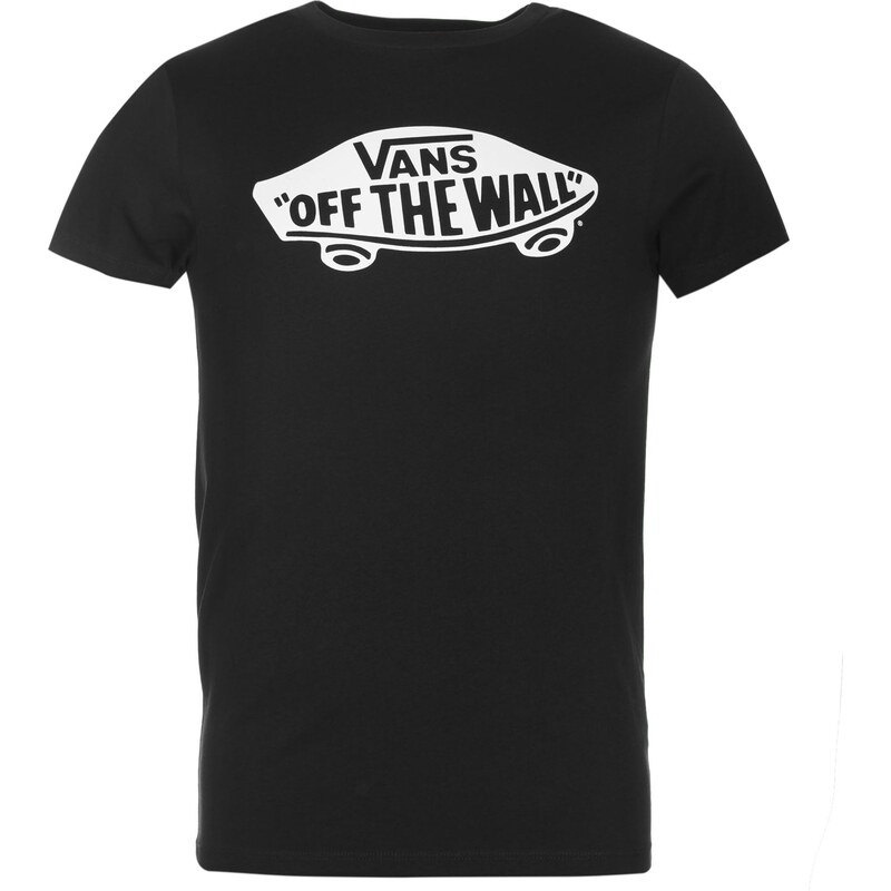 Tričko Vans Off The Wall pán. černá/bílá