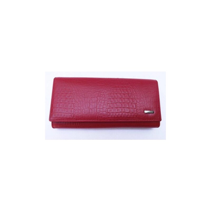 Kožená peněženka Hassion - Červená, Barva Červená Wild by loranzo 72031-3