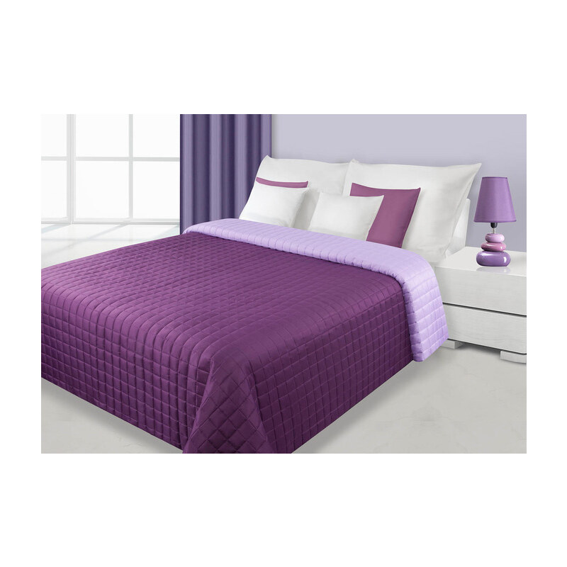 Přehoz na postel DAFNE 220x240 cm lila/fialová Mybesthome