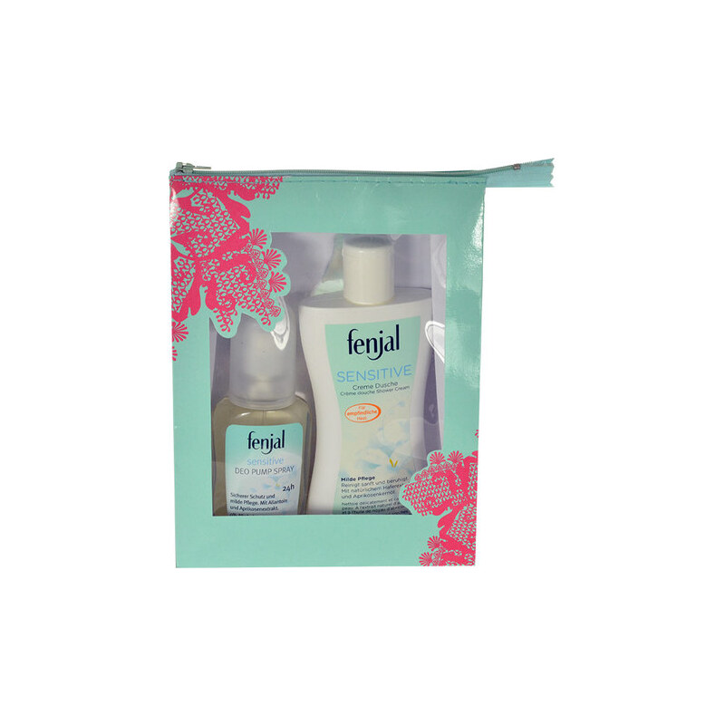 Fenjal Sensitive Shower Cream Kit 2013 dárková sada W - 200ml sprchový krém + 75ml Deo Pump Spray Pro citlivou pleť