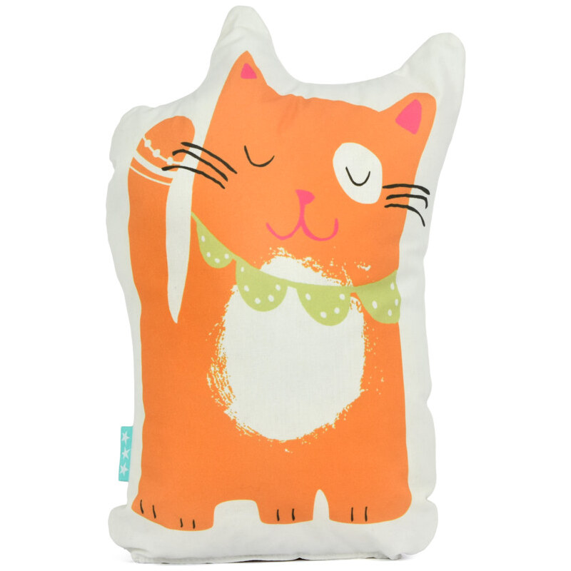 Bonami Bavlněný polštářek Moshi Moshi Cat & Mouse, 40 x 30 cm