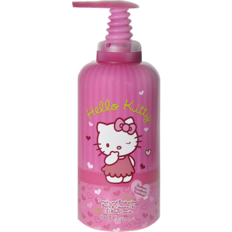 Hello Kitty Pink Love - sprchová & koupelová pěna malina Pěna do koupele 1000 ml