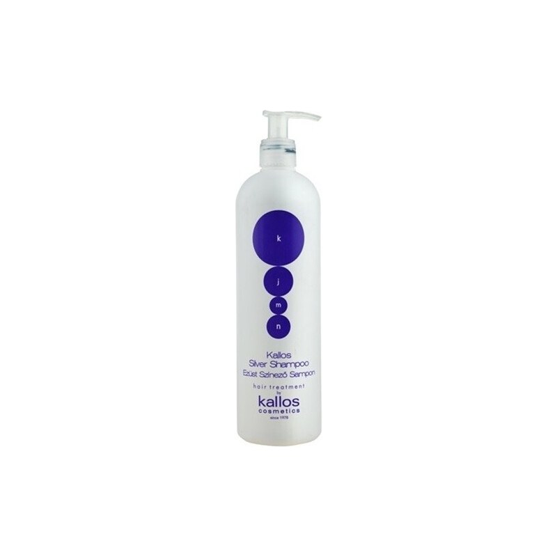 KALLOS KJMN Silver Shampoo 500ml - stříbrný šampon pro blond a melírované vlasy