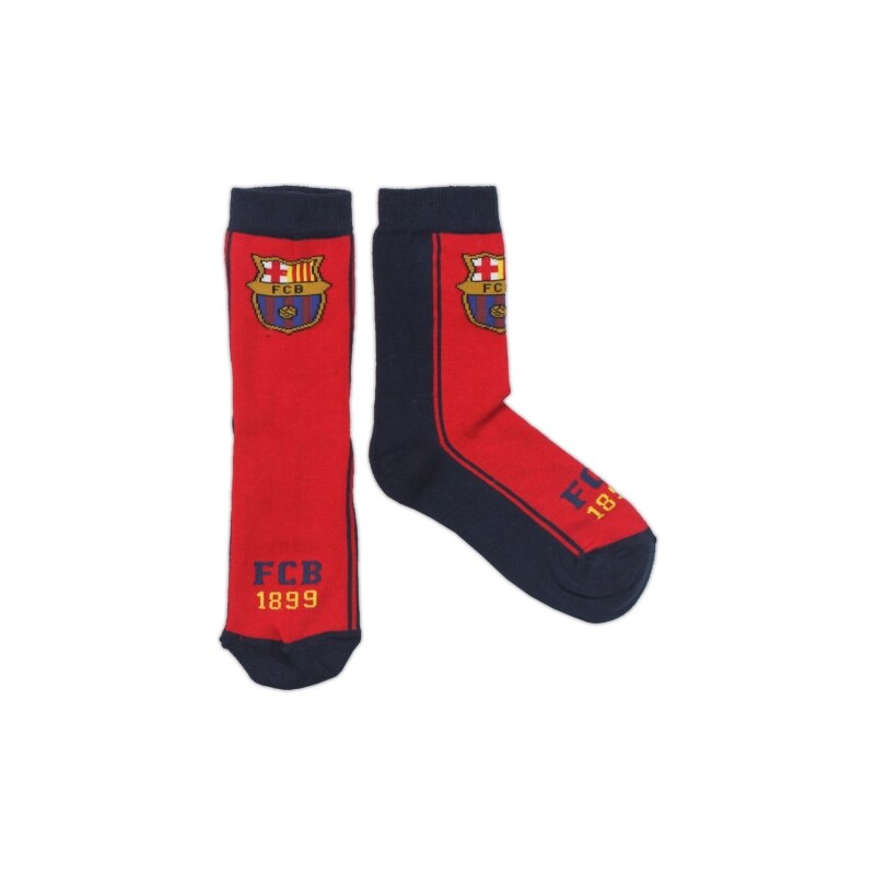 Dětské ponožky BARCELONA FC červené