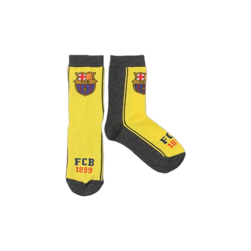 Dětské ponožky BARCELONA FC žluté