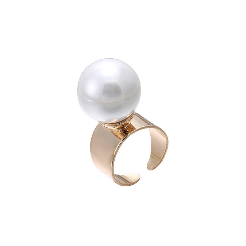 eManco Prsten s perlou zlatý J01156