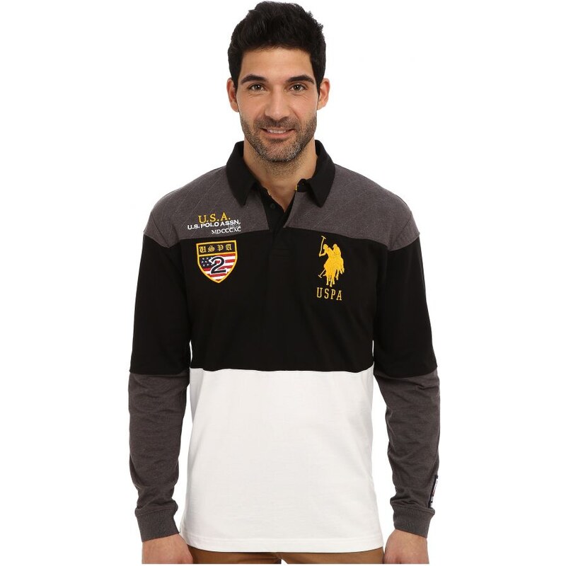 U.S. Polo Assn. U.S. Polo Assn pánské tričko s dlouhým rukávem Long Sleeve Jersey Color