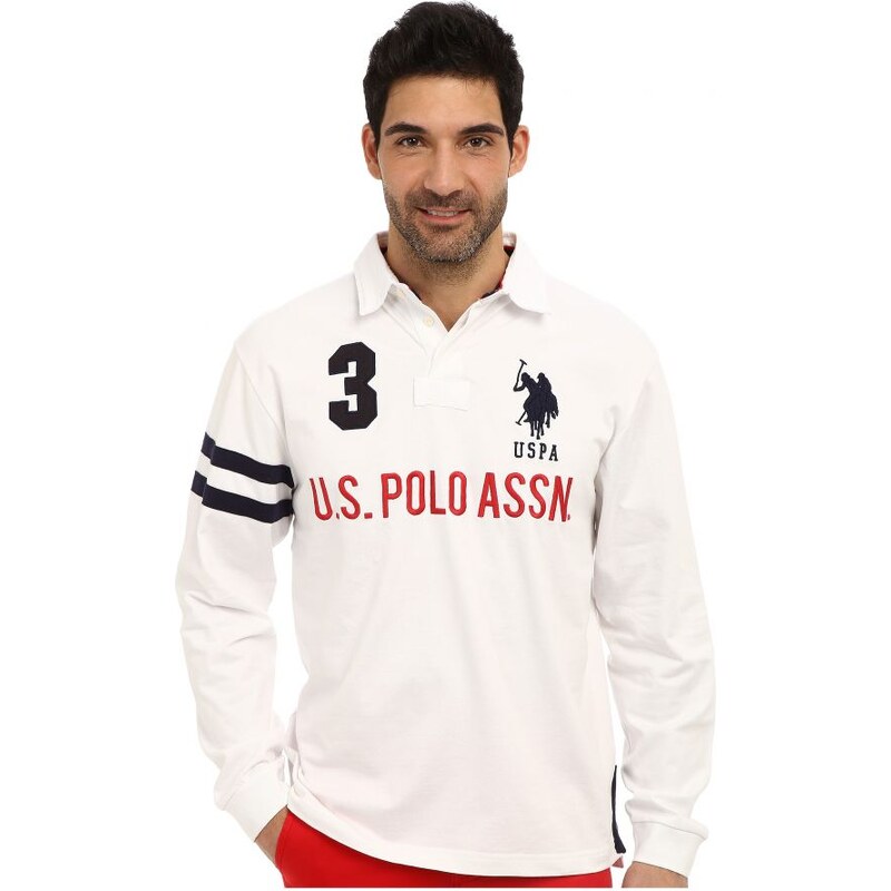 U.S. Polo Assn. U.S. Polo Assn pánské tričko s dlouhým rukávem Long Sleeve Heavy Weight