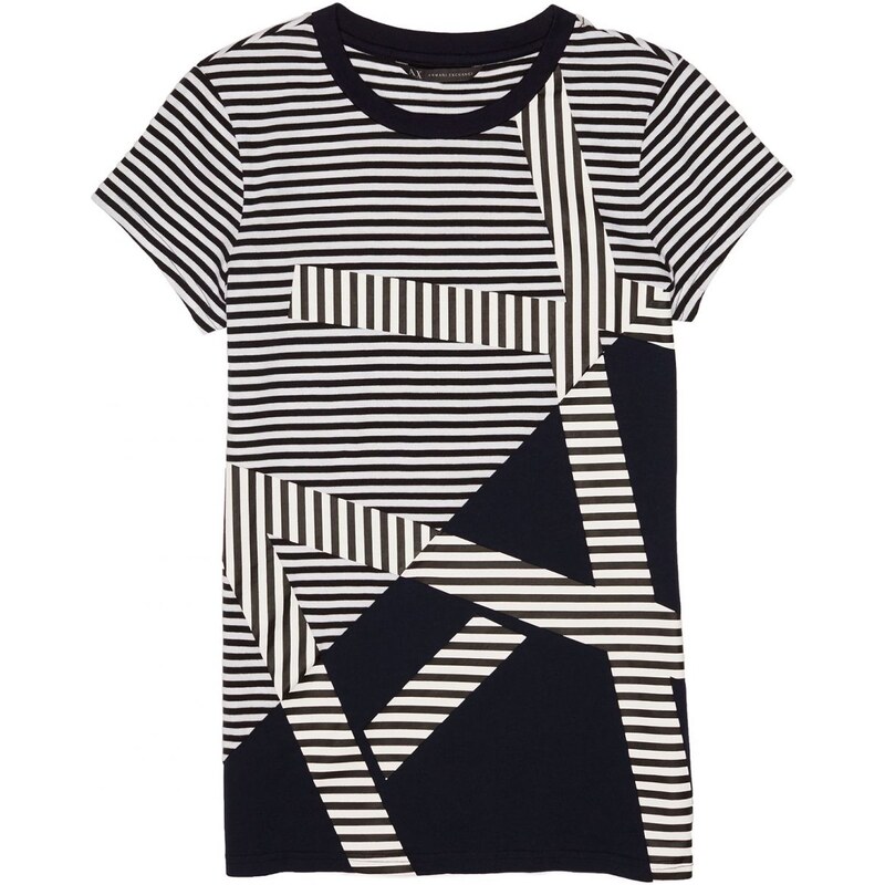 Armani Exchange dámské tričko Optic Striped