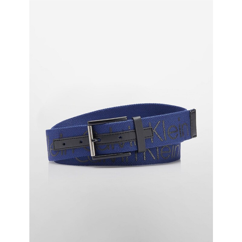 Calvin Klein pánský pásek Harness raised logo