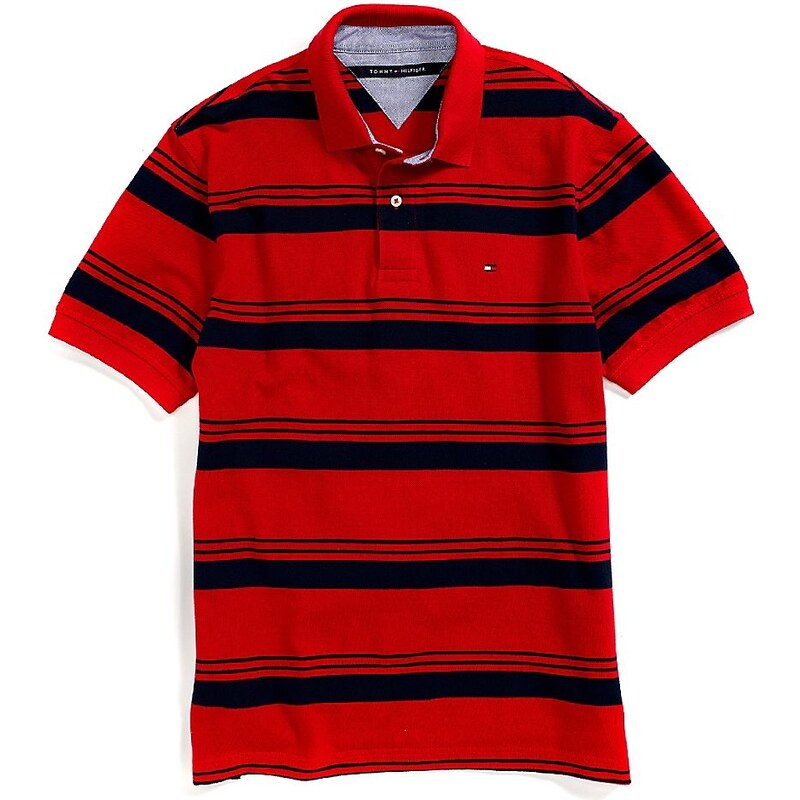 Tommy Hilfiger pánské polo tričko REGULAR FIT MULTI STRIPE