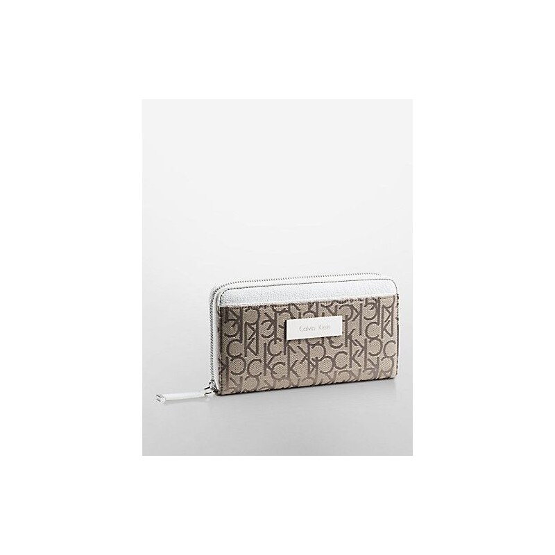 Calvin Klein dámská peněženka Logo jacquard