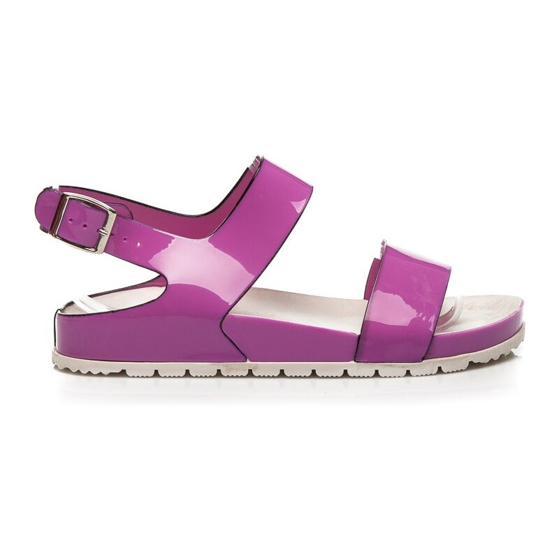 Bona Pohodlné fialové sandály Jelly