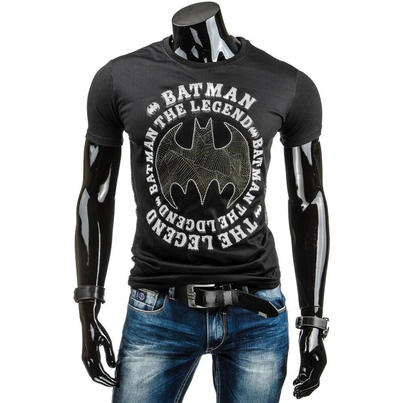 Černé tričko s potiskem BATMAN THE LEGEND