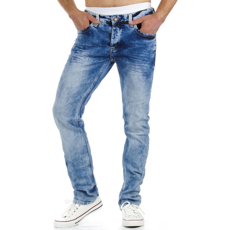 Modré trendy džíny pro pohodáře