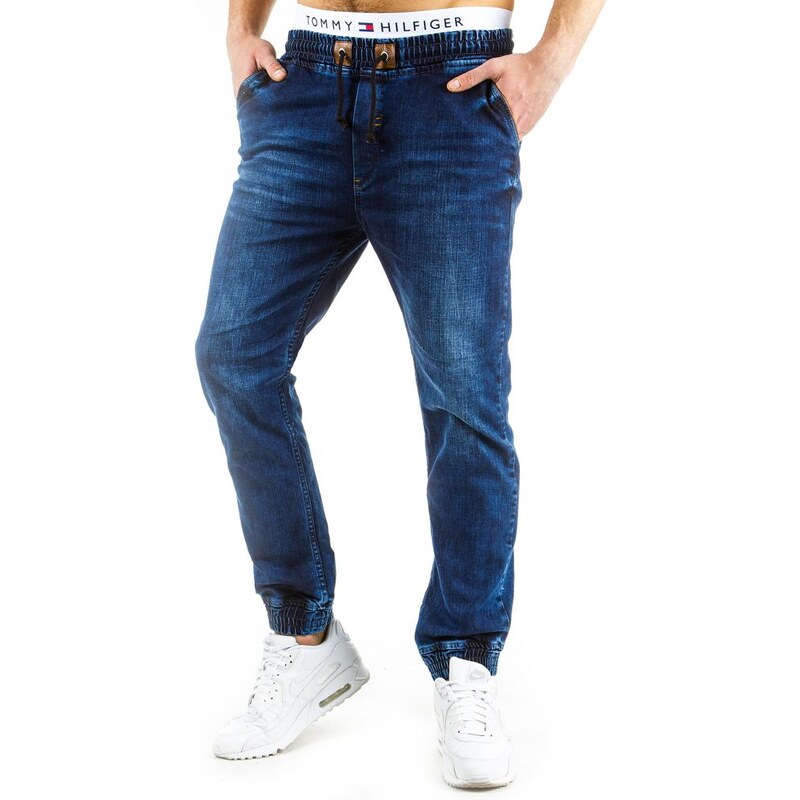 Tmavě modré pánské džíny