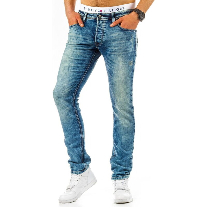 Frajerské pánské džínové kalhoty