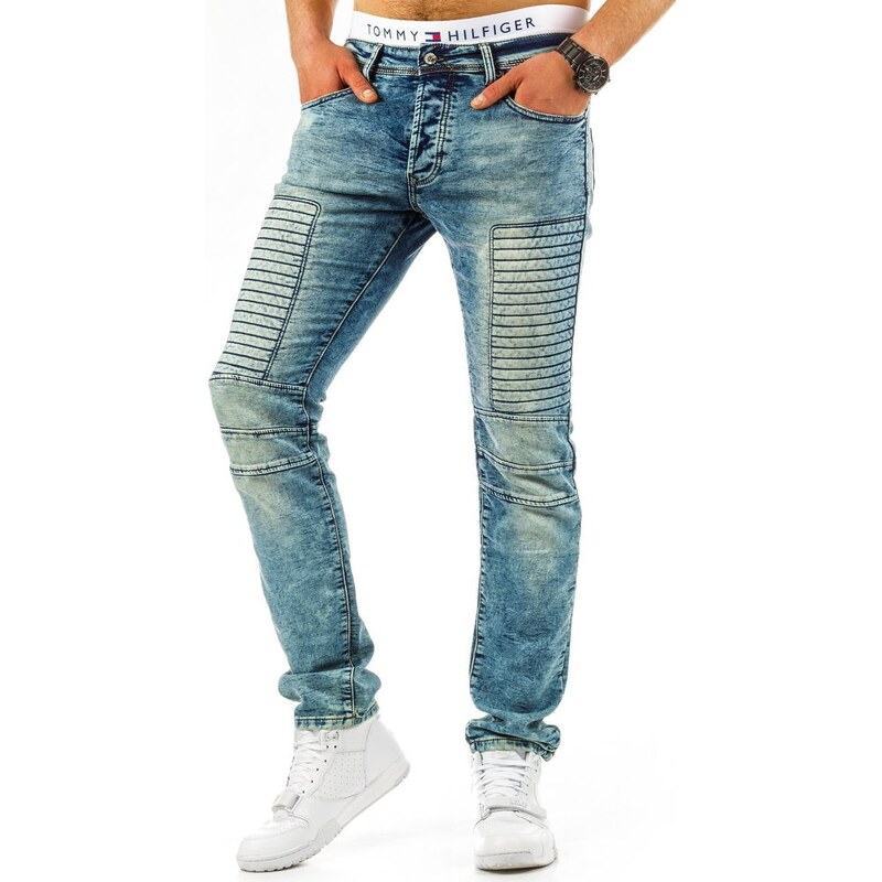 Vychytané pánské džínové kalhoty moderního střihu