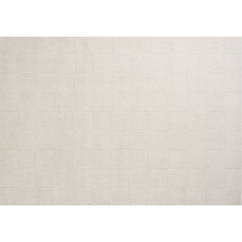Unknown Vlněný koberec Luzern, 140x200 cm, bílý