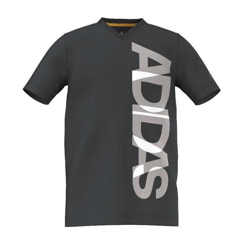Dětské triko adidas Locker Room Brand 140 ČERNÁ