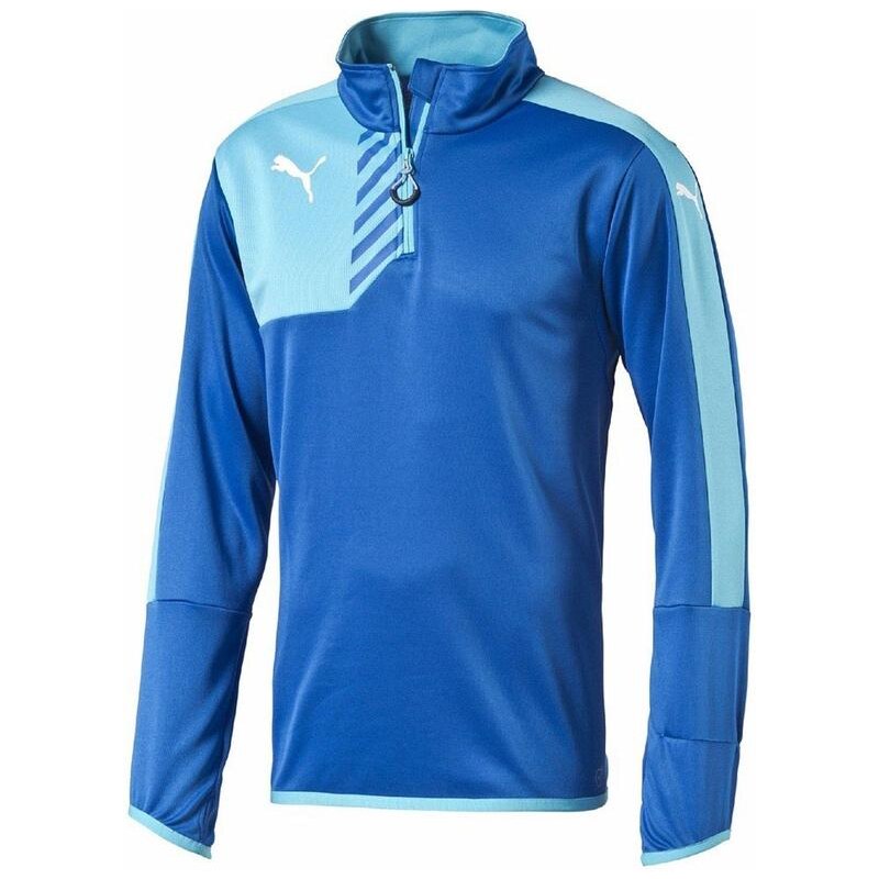 Mikina Puma Mestre 1 4Zip Training XL MODRÁ