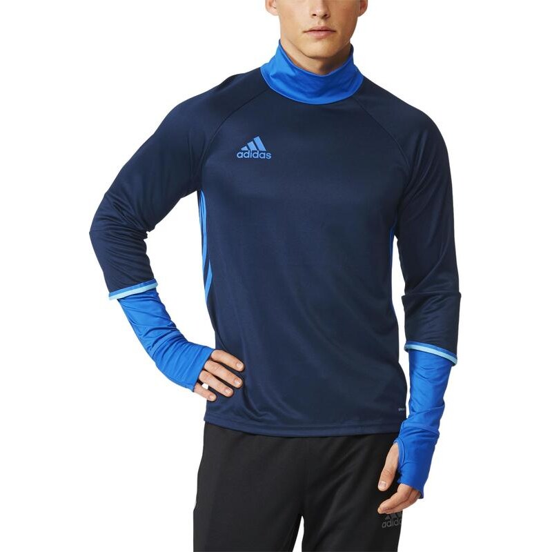 Dětské triko Adidas Condivo 16 Training dl.r. 152 TMAVĚ MODRÁ - MODR