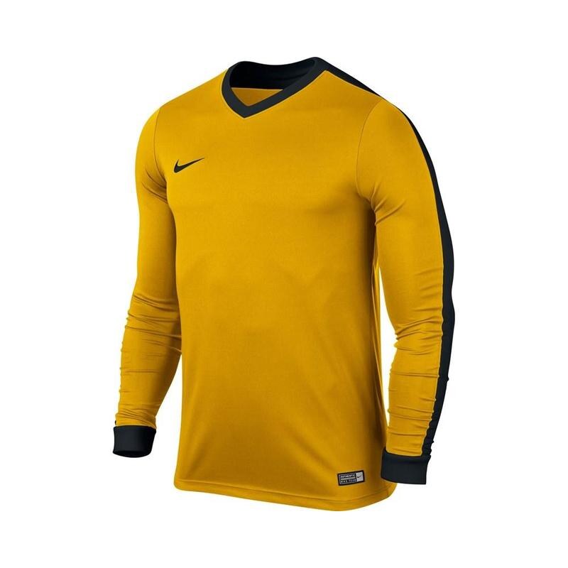 Set 10 ks Dětský dres Nike Striker IV dl.r. XS (122-128) ŽLUTÁ - ČERNÁ