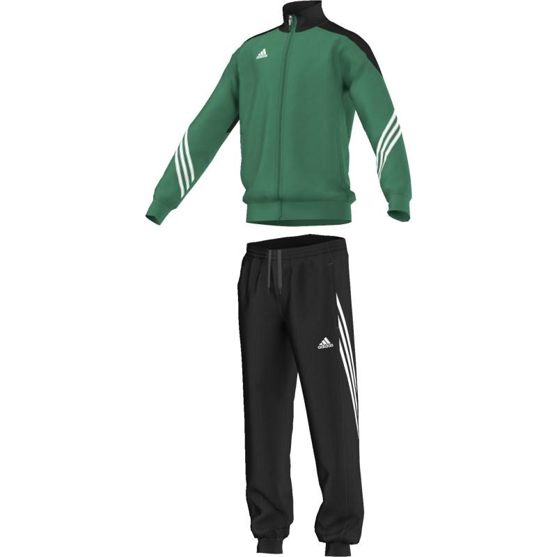 Dětská souprava adidas Sereno 14 Pes 128 ZELENÁ - ČERNÁ