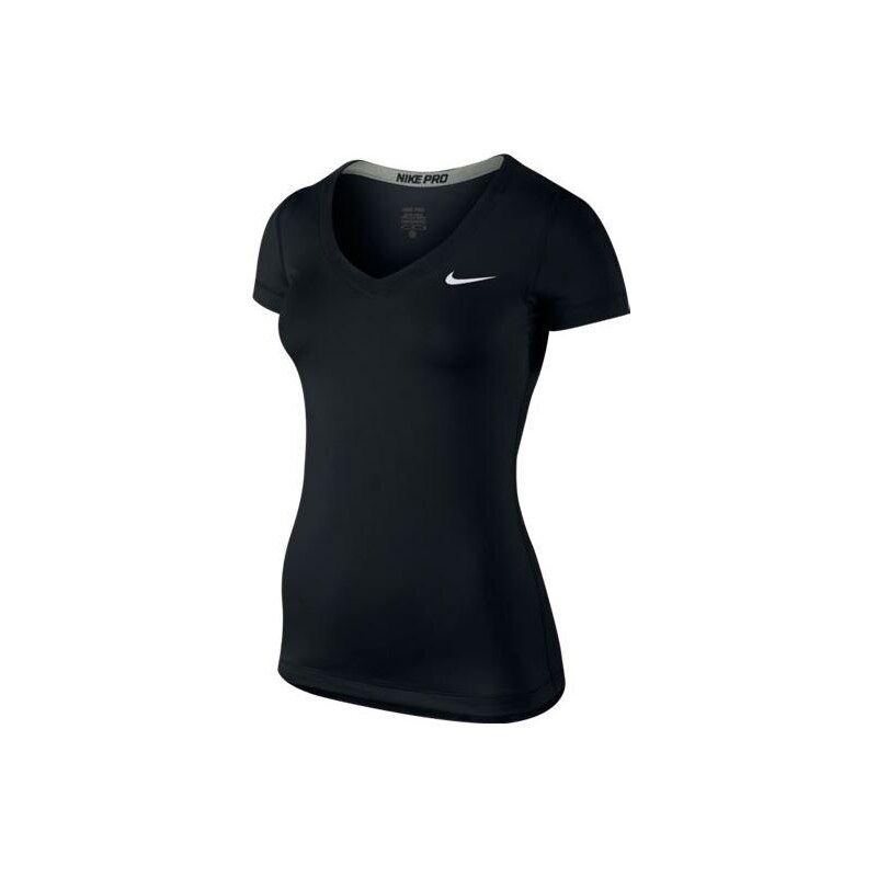 NIKE2 Dámské triko Nike Pro XL ČERNÁ - BÍLÁ