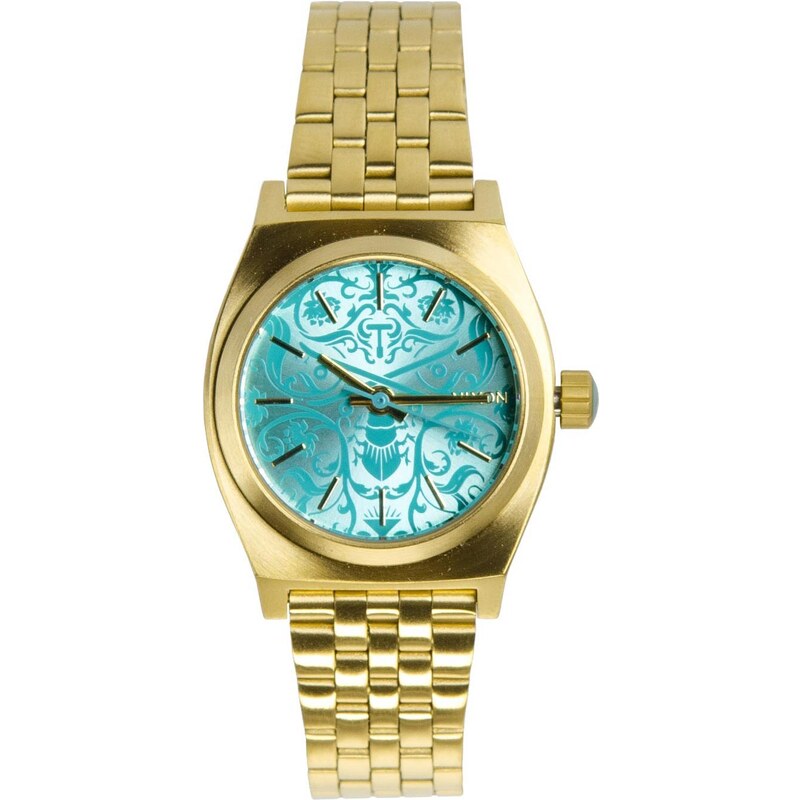 Nixon Small Time Teller gold/blue/beetlepoint