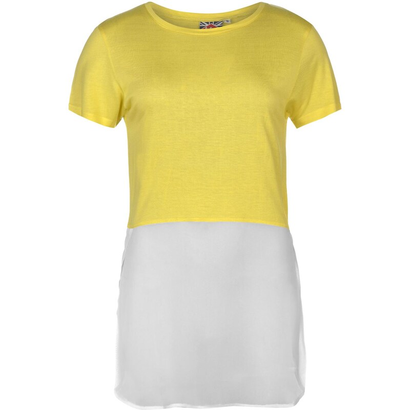 tričko dámské Lee Cooper Chiffon Yellow