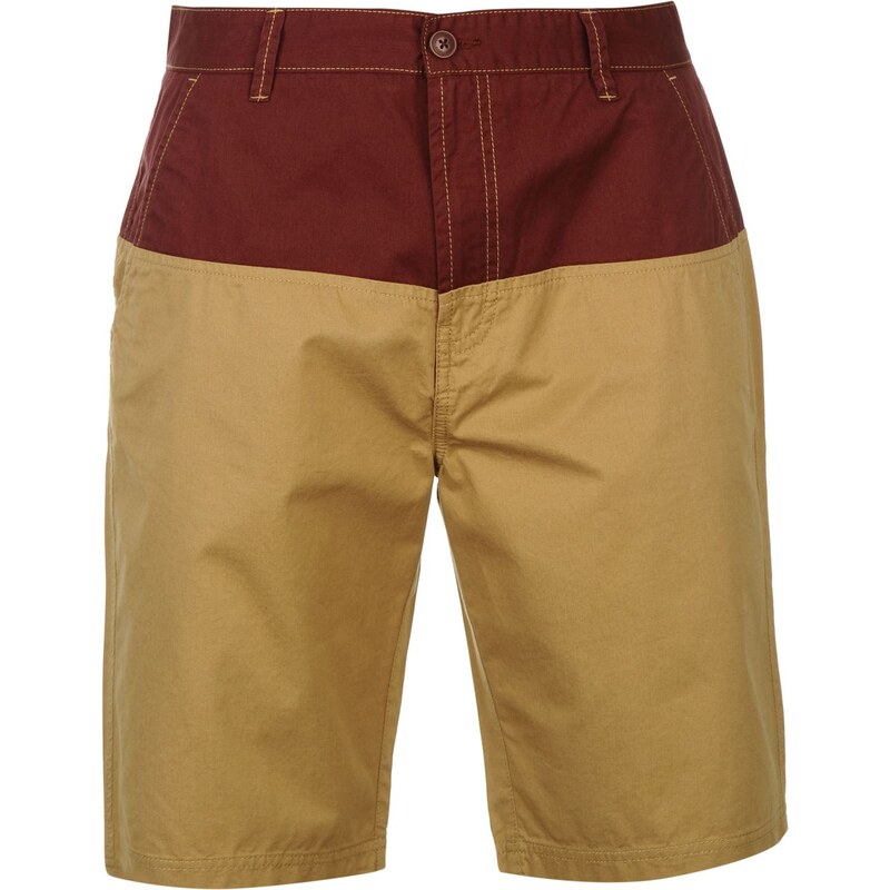 Kraťasy pánské Pierre Cardin Chino Sand/Burgundy