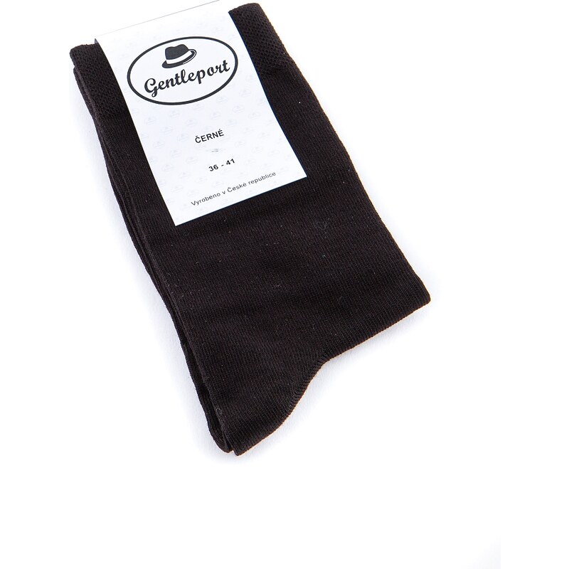 Barevné ponožky Gentleport - černé