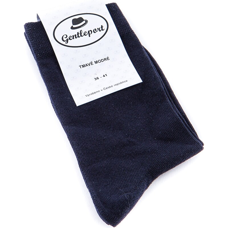 Barevné ponožky Gentleport - tmavě modré