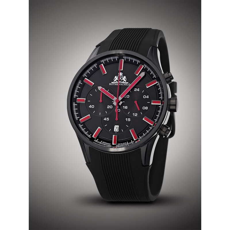Rothenschild Voyager RS-1311-IB-R Chrono rot 44 mm 10ATM
