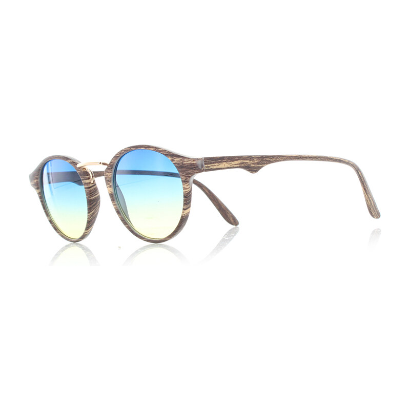 City vision Hnědo-modré sluneční brýle Pavo