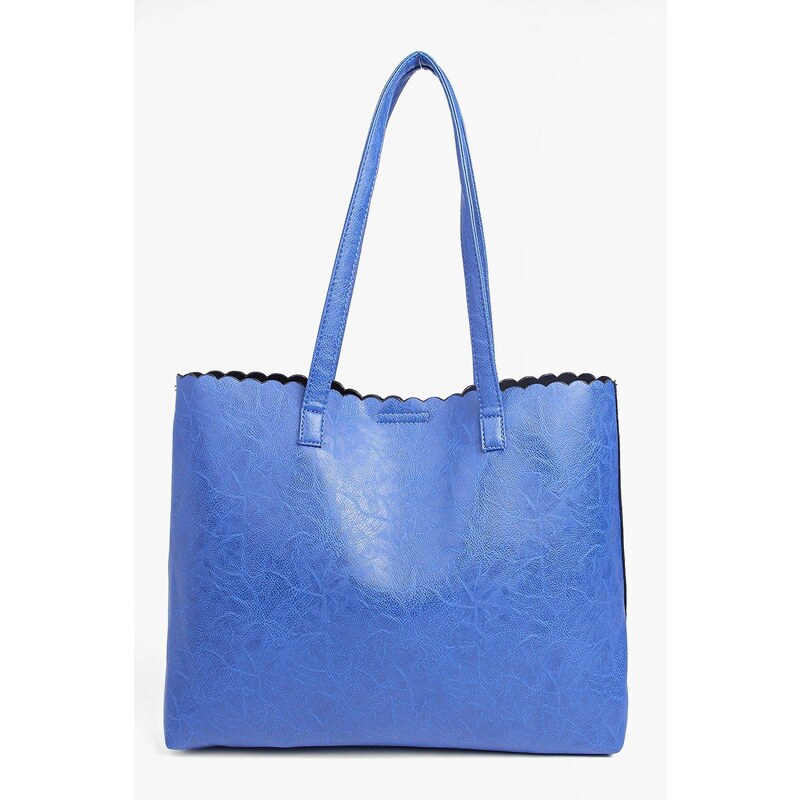 BOOHOO Kobaltově modrá nákupní taška Elena