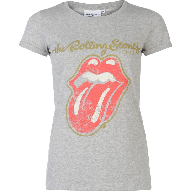 Triko Rock and Rags Rolling Stones TLd63 Grey