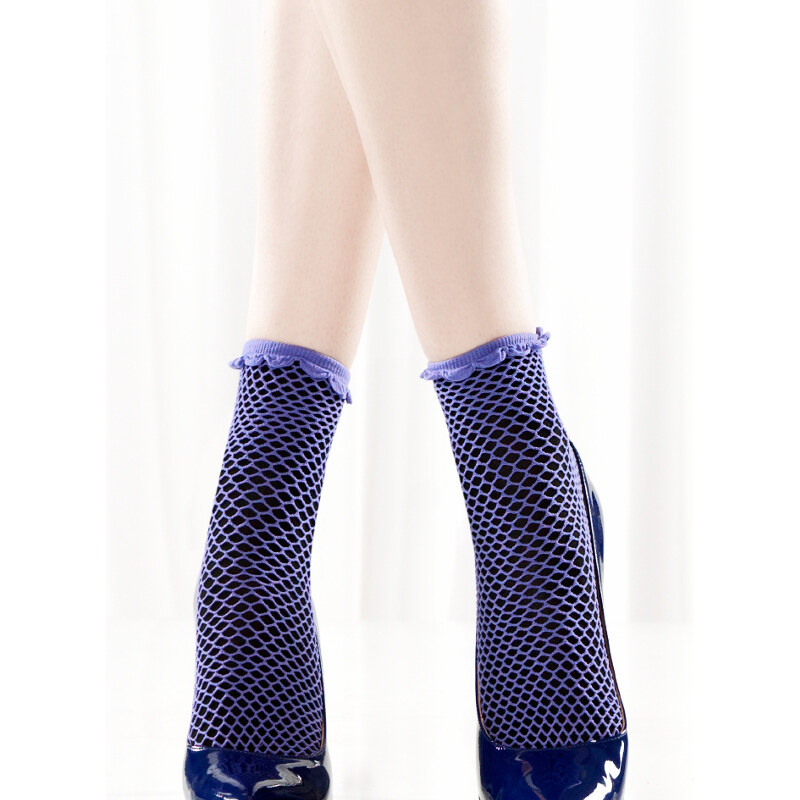 Emilio Cavallini luxusní ponožky s barevnou síťkou